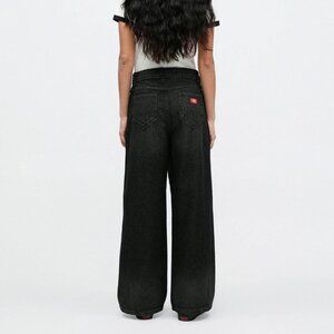 Dickies Juniors Wide Leg Baggy Denim - Black Wash - NWT - Size 5/27